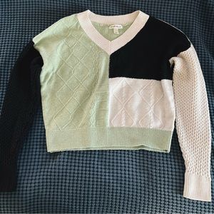 Mix-matched Colored Sweater